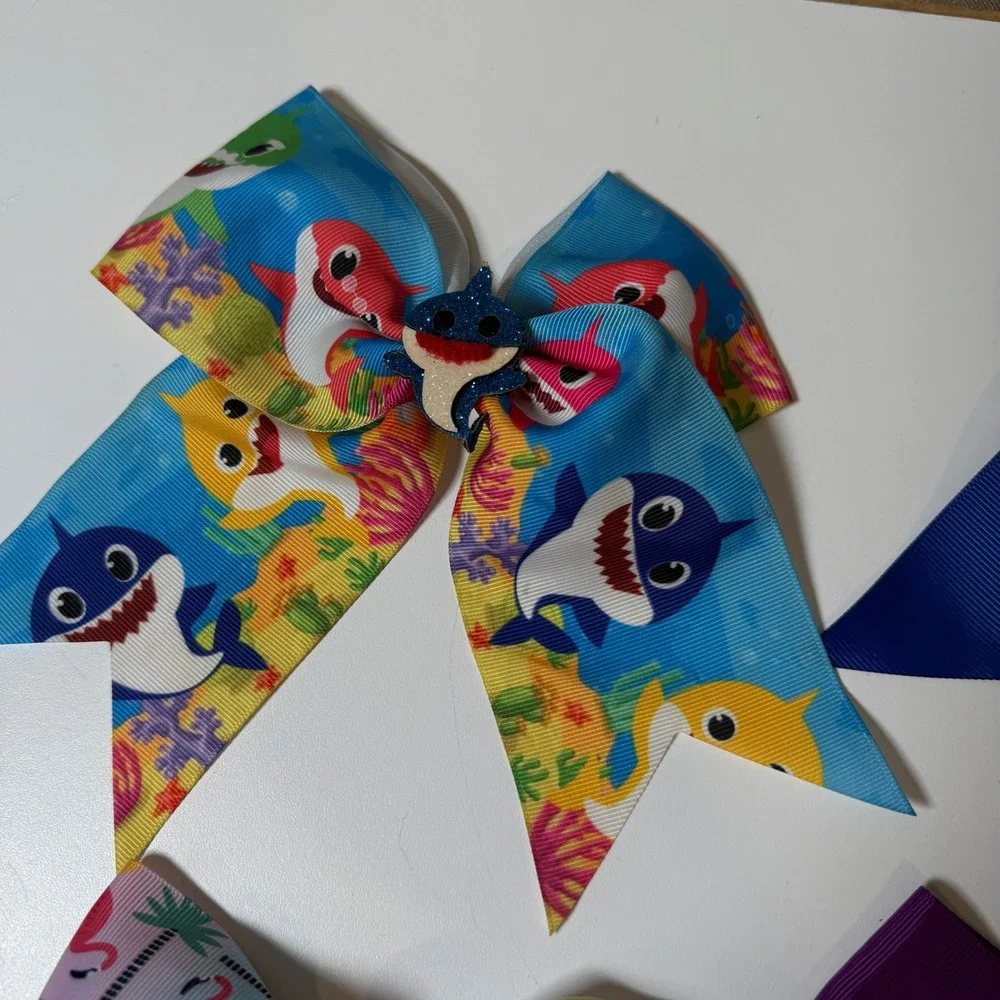 Kids‎ Hair Bow Set Flamingo Mermaid Theme Hair Accessories Pack